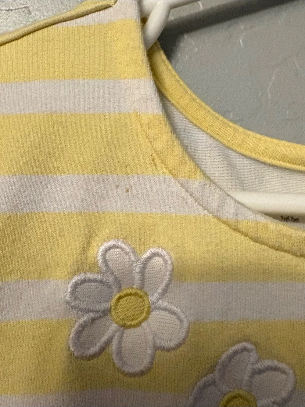Little sleepies bluey garden games yellow flower patch pocket dress 6-12 months
